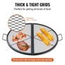 X-Marks Fire Pit Grill Grate, Foldable Round Cooking Grate, Heavy Duty Steel Campfire BBQ Grill Image 3