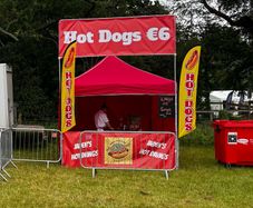 hot dog cart