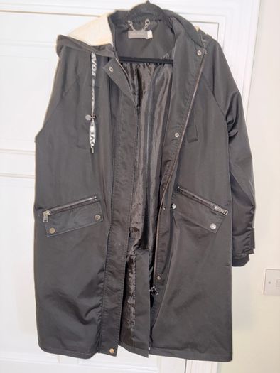 Mint Velvet Black Parka