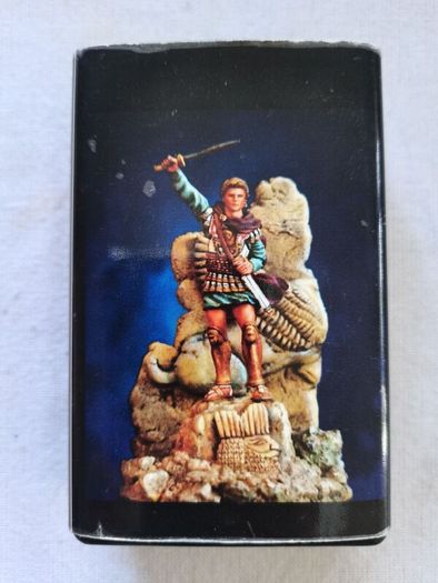 54mm miniature of Alexander the great. Sculpted by Alex Lopez