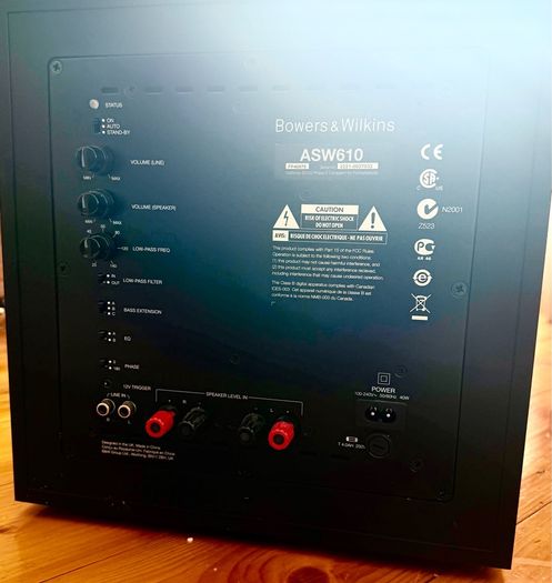 B&W Bowers & Wilkins Subwoofer