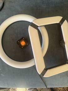 Rechargeable usb ring light lume cube
