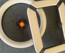 Rechargeable usb ring light lume cube