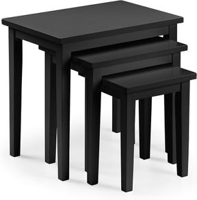 Free Express Shipping Cleo Nest Of Tables, Oak, Height: 46, Width: 48, Depth: 33cm Multiple Colours Available
