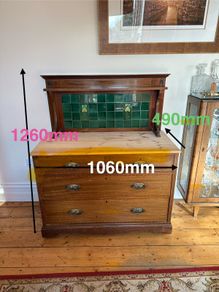 Late Victorian Mahogany Washstand