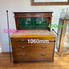 Late Victorian Mahogany Washstand