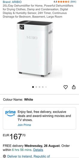 ARBIO Dehumidifier