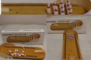 Mini Wooden Desktop Bowling Set