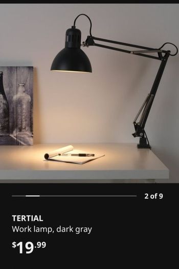 Beige Ikea Work Lamp