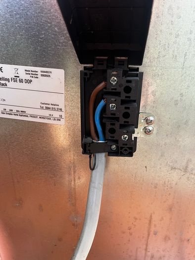 electric cooker/ extractor hood