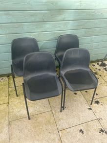 4 Stacking Chairs