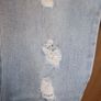 Yessica light blue embroidered ripped skinny jeans size UK18 EU46 Postage included Image 4