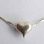 Vintage 925 Sterling Silver heart pendant necklace, length 16" - 2.0g Image 9