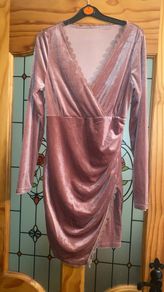 Ladies velvet dress