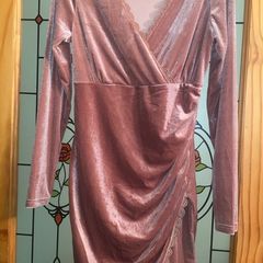 Ladies velvet dress