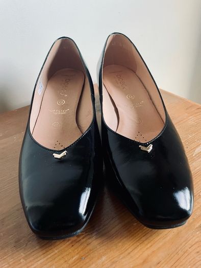 Bioeco by Arka 1927 Black Patent Leather Shoes Size 41 UK 8 Brand New