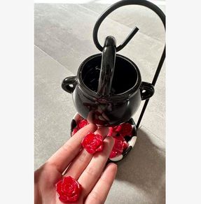 4in1 Set: Witchy Tea Light Holder & Aroma Oil Burner - unique gift