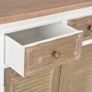 Sideboard White 60x30x80 cm Solid Wood Image 2
