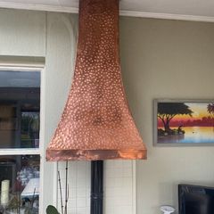 Godin stove, copper hood