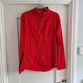 Powercut BNWOT red lycra zip up jacket size 16
