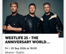 Westlife ticket