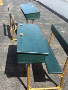 Refurbished school desks