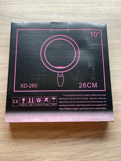 10 Inch Ring Fill Light For Selfies Videos Makeup