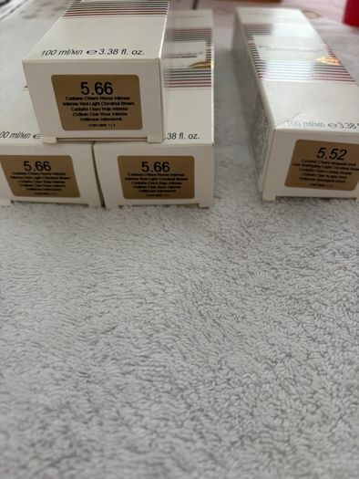 Salon hair colour