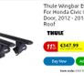 Honda Thule wingbar Image 3