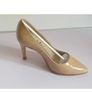 Cefalu Rita Cream Patent Leather Court Shoes EU32 UK13 Petite Heels BNIB Image 2