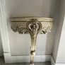 French style half moon wall table Image 2