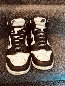 Air Jordon 1-mid 'university Black/white