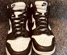Air Jordon 1-mid 'university Black/white