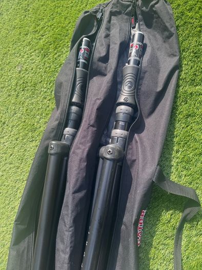 Ultimate Support TS-100B Air-Powered Speaker Stands (Pair) w/ Gator Carry Bag