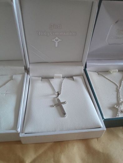 silver chain and pendant