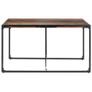Dining Table 140x140x75 cm Solid Reclaimed Wood Image 3