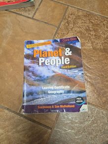 Planet and people 3rd edition for leaving cert, new price is 37.99