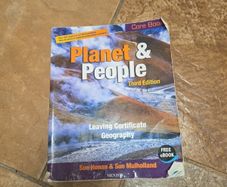 Planet and people 3rd edition for leaving cert, new price is 37.99