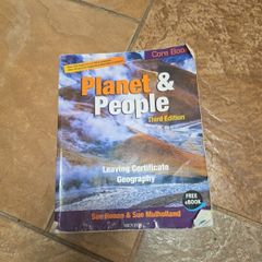 Planet and people 3rd edition for leaving cert, new price is 37.99