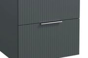 Avara  fluted 500 wall hung comes in multiple colours Anthracite/Sage green/matt whit