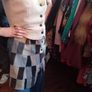 1970s Vintage Dalia Lee Suede Skirt Image 2