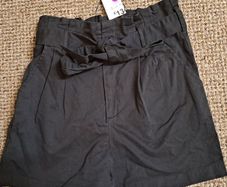 NEW black shorts size 6