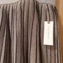 Pillar Pleated Metalic Midi Skirt Image 3