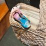 Capelli Straworld Straw Art Bag - Embellished with Shells, Beach Material, Flip Floos etc - see photos Image 3