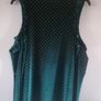 V by Very Green & gold Velvet Cold Shoulder Top. Size 14. Image 2