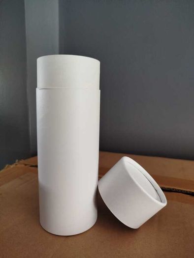 Cardboard Tubes in Matt Black and Matt White