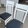 Solid Oak Table + 4 Chairs Image 2