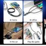 3 In 1 Transparent Super Fast Charging Cable 6A Universal with Type C Usb Micro Image 7