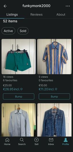 Men's Wardrobe sale on Vinted