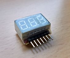 1S-6S LiPo Battery Voltage Tester